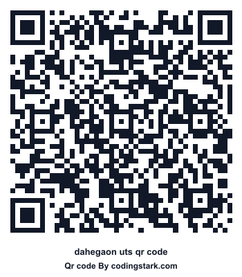 Dahegaon UTS QR Code