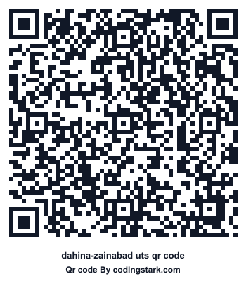 Dahina-zainabad UTS QR Code