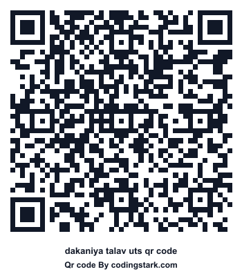 Dakaniya Talav UTS QR Code