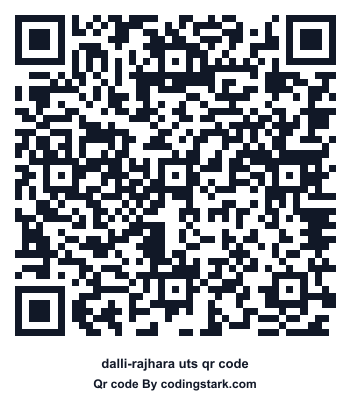 Dalli-rajhara UTS QR Code