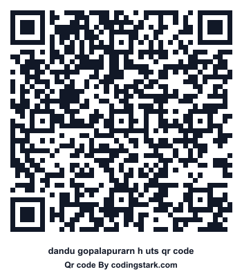 Dandu Gopalapurarn H UTS QR Code