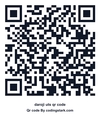 Daroji UTS QR Code