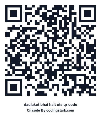 Daulakot Bhai Halt UTS QR Code