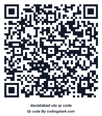 Daulatabad UTS QR Code