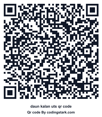 Daun Kalan UTS QR Code