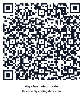 Daya Basti UTS QR Code