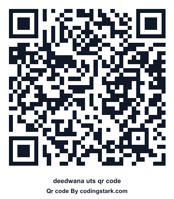 Deedwana UTS QR Code