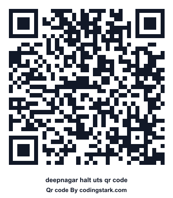 Deepnagar Halt UTS QR Code