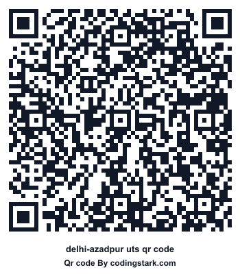 Delhi-azadpur UTS QR Code
