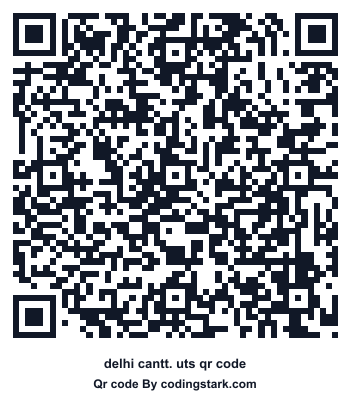 Delhi Cantt. UTS QR Code