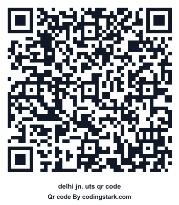 Delhi Jn. UTS QR Code