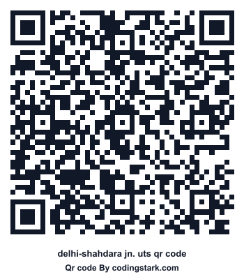 Delhi-shahdara Jn. UTS QR Code