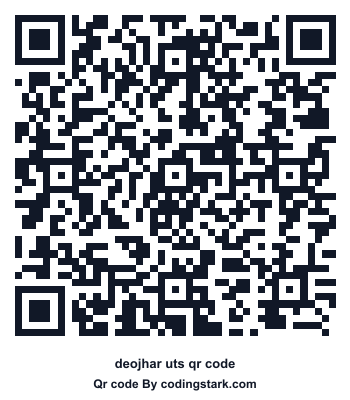 Deojhar UTS QR Code