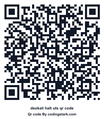 Deokali Halt UTS QR Code
