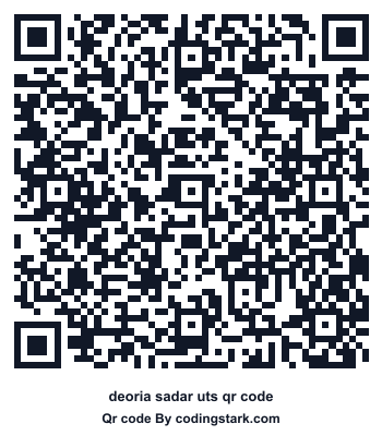 Deoria Sadar UTS QR Code