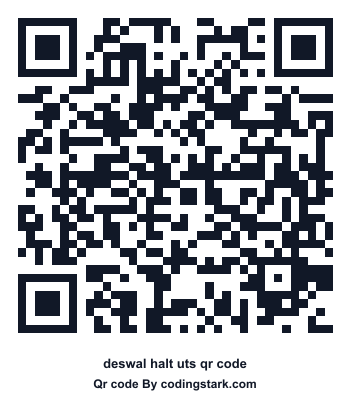 Deswal Halt UTS QR Code
