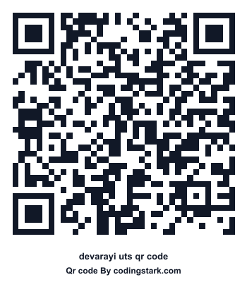 Devarayi UTS QR Code