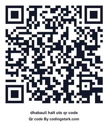 Dhabauli Halt UTS QR Code