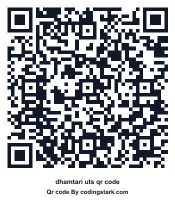 Dhamtari UTS QR Code