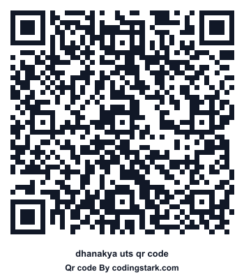 Dhanakya UTS QR Code