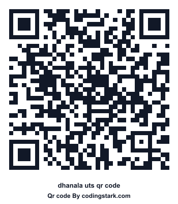 Dhanala UTS QR Code