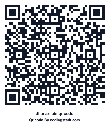 Dhanari UTS QR Code