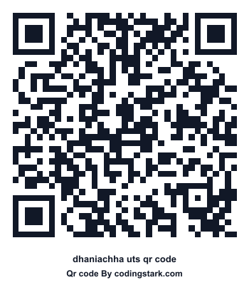 Dhaniachha UTS QR Code