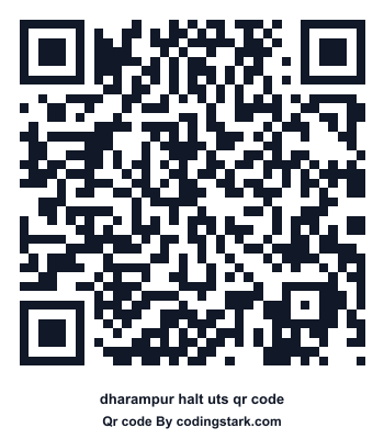 Dharampur Halt UTS QR Code
