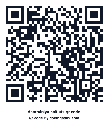 Dharminiya Halt UTS QR Code