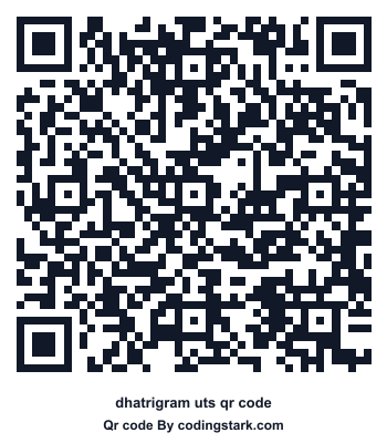 Dhatrigram UTS QR Code
