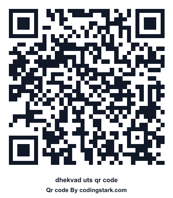 Dhekvad UTS QR Code