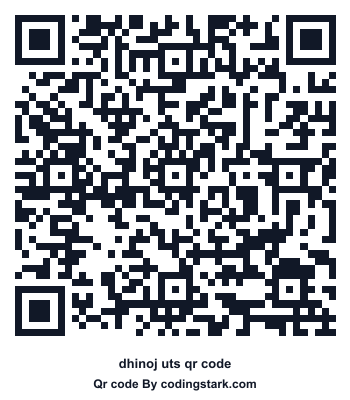 Dhinoj UTS QR Code