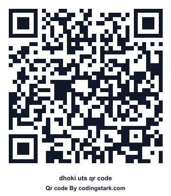 Dhoki UTS QR Code