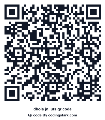Dhola Jn. UTS QR Code