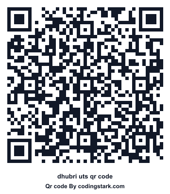Dhubri UTS QR Code