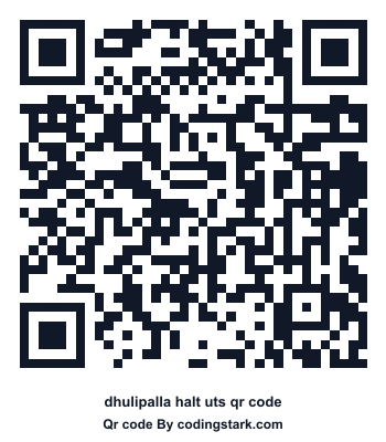 Dhulipalla Halt UTS QR Code