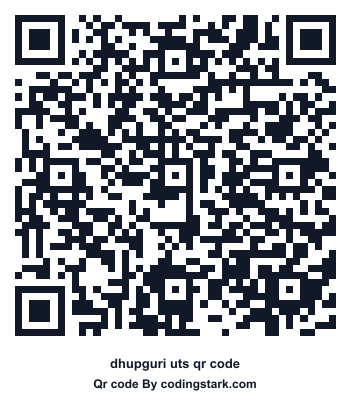 Dhupguri UTS QR Code