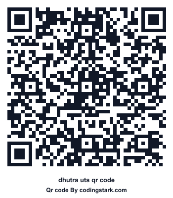 Dhutra UTS QR Code