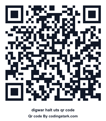 Digwar Halt UTS QR Code