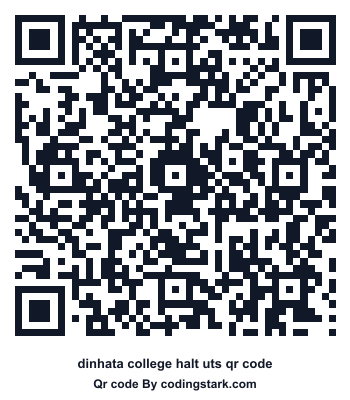 Dinhata College Halt UTS QR Code
