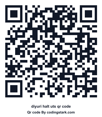 Diyuri Halt UTS QR Code