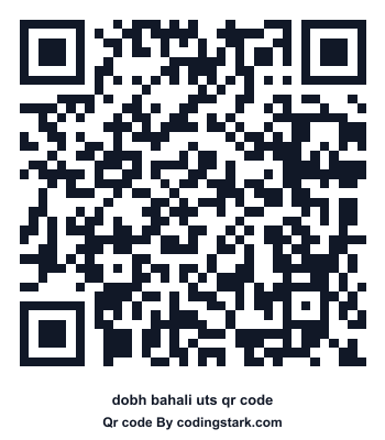 Dobh Bahali UTS QR Code