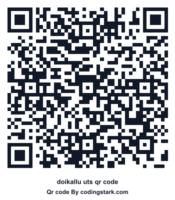 Doikallu UTS QR Code