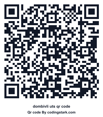 Dombivli UTS QR Code