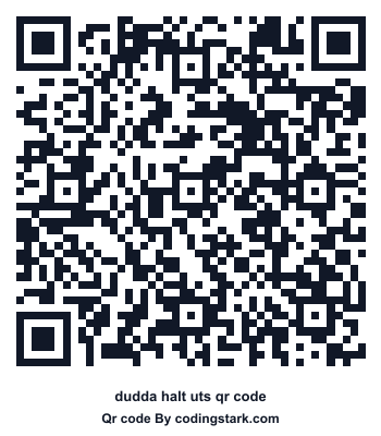 Dudda Halt UTS QR Code