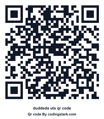 Duddeda UTS QR Code