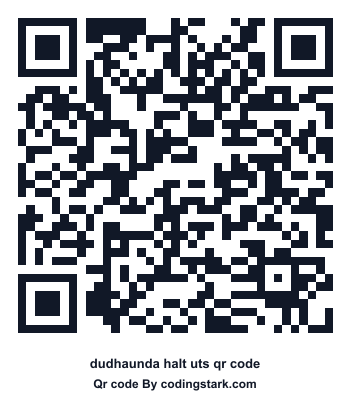 Dudhaunda Halt UTS QR Code