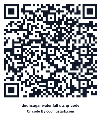 Dudhsagar Water Fall UTS QR Code