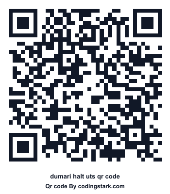 Dumari Halt UTS QR Code