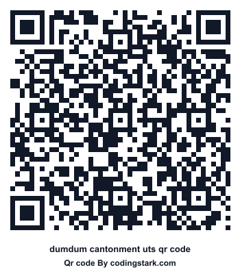 Dumdum Cantonment UTS QR Code